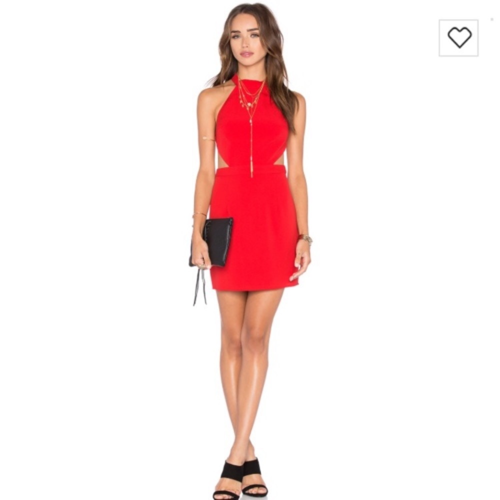 nbd red dress